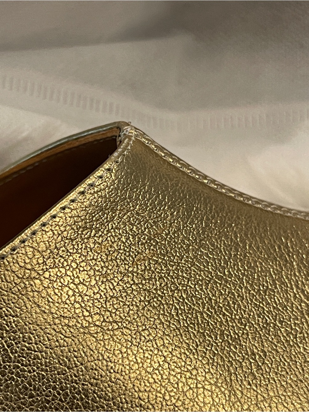 STAUD Gold Leather Mules (size 38) - Picture 8 of 8